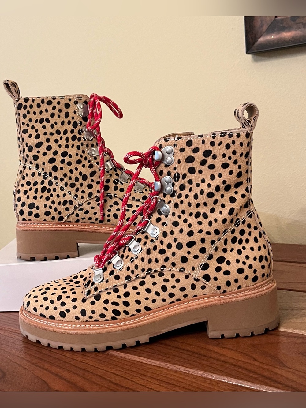 DOLCE VITA Whitny calf hair booties - 7.5